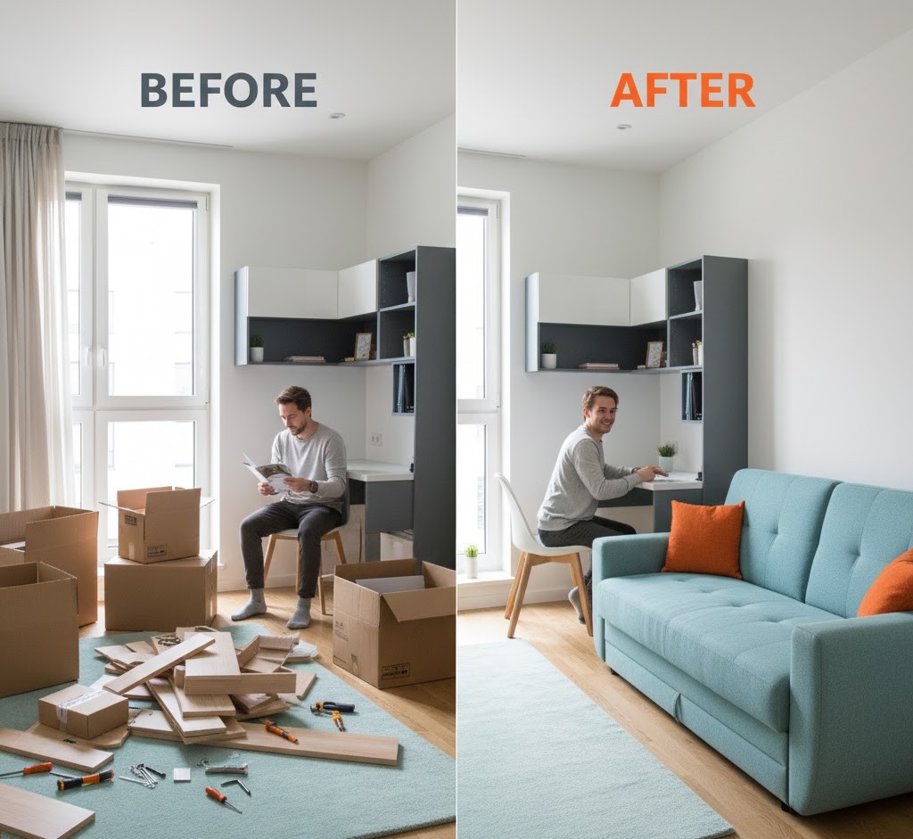 Meubelmontage transformatie
